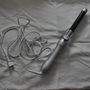 Beachwaver 1” Rotating Ceramic Curling Iron BW1136 Silver Tested Works